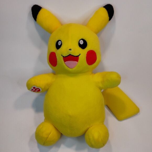 Nintendo Pokemon Build A Bear Workshop BAB Pikachu 18" Stuffed Plushie Toy 2017 - Picture 1 of 10